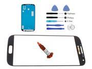 Grey Front Outer Glass Lens Screen Replacement Part Samsung Galaxy S4 IV i9500 LCD Digitizer not included Adhesive Tools UV LOCA GLue Repair Kit Gra