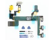 Apple iPhone 5S Power On Off Control Switch Vibrate Up Down Volume Button Flex Ribbon Cable Original OEM Replacement Parts Repair Tools Kit