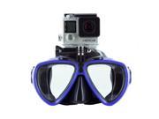 Aloma Dive Scuba Snorkel Goggle Gopro Diving Mask with Tempered Glasses and Camera Mount for Action Camera GoPro Hero HD Hero 4 Hero 3 Hero 3 Hero 2 Hero
