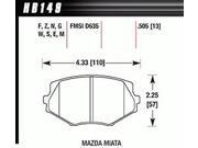 Hawk HB149W.505 DTC 30 PADS Mazda Miata MX 5 1.8L