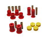 Energy Suspension 5 3122R Red Front Control Arm Bushing Set