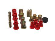 Energy Suspension 3 3102R Red Front Control Arm Bushing Set