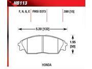 Hawk HB113E.590 Blue 9012 Disk Brake Pads Hawk HB113E.590 Blue 9012 Disk Brake Pads