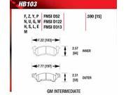 Hawk HB103G.590 DTC 60 Disk Brake Pads