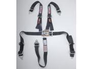 G FORCE 6460BK Pro Series Latch Link 5 Point Safety Harness