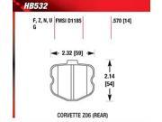Hawk HB532G.570 DTC 60 Disk Brake Pads