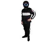 G Force 4385Xxlbk Gf 505 Black Xx Large Triple Layer Racing Jacket