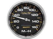 Auto Meter Carbon Fiber Electric In Dash Speedometer