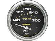 Auto Meter 4848 Carbon Fiber; Electric Oil Temperature Gauge Auto Meter 4848 Carbon Fiber; Electric Oil Temperature Gauge