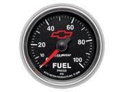 Auto Meter 3663 00406 Officially Licensed GM Tie Fuel Pressure Gauge