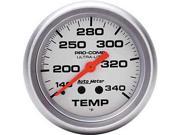 Auto Meter 4435 Ultra Lite; Mechanical Water Temperature Gauge