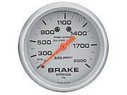 Auto Meter 4626 Silver Brake Pressure Gauge