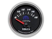 Auto Meter 880021 Officially Licensed Mopar Voltmeter