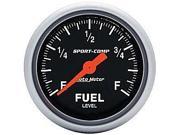 Auto Meter Sport Comp Electric Fuel Level Gauge
