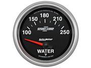 Auto Meter Sport Comp II Electric Water Temperature Gauge