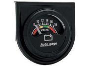 Auto Meter Autogage Electric Voltmeter Gauge