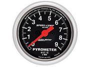 Auto Meter Sport Comp Electric Pyrometer Gauge Kit