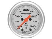 Auto Meter 4340 Ultra Lite Electric Oil Temperature Gauge