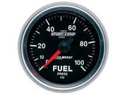 Auto Meter Sport Comp II Electric Fuel Pressure Gauge