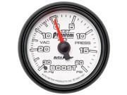Auto Meter Phantom II Mechanical Boost Vacuum Gauge