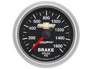 Auto Meter 880450 GM Series; Electric Brake Pressure Gauge