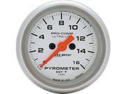 Auto Meter Ultra Lite Electric Pyrometer Gauge Kit