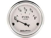Auto Meter 1605 Old Tyme White Fuel Level Gauge