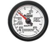 Auto Meter Phantom II Mechanical Boost/Vacuum Gauge Auto Meter Phantom II Mechanical Boost/Vacuum Gauge