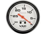 Auto Meter Phantom Mechanical Vacuum Gauge Auto Meter Phantom Mechanical Vacuum Gauge