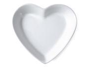Omniware White Porcelain Heart Dish 9.5 Inch