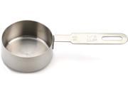 RSVP Endurance Stainless Steel Measuring Cup 1 2 Cup