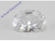 Oval Cut Loose Diamond 0.28 Ct F Color SI3 Clarity