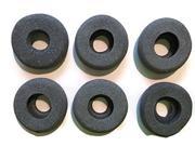 Foam Ear pads w hole for Plantronics headsets GN Netcom Jabra Smith Corona VXI headsets QUANTITY OF 6