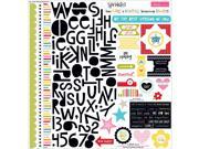 Scattered Sprinkles Cardstock Stickers 12 X12 Treasures Text