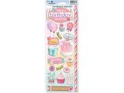 Paper House Cardstock Stickers Birthday Girl