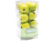 Design It Simple Decorative Fruit 15 Pkg Mini Green Apples