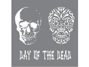 Andy Skinner Mixed Media Stencil 8 X8 Day Of The Dead