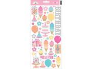 Sugar Shoppe Cardstock Scrapbooking Stickers 6 X13 Icons
