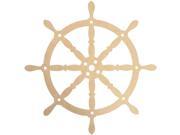 Beyond The Page Mdf Captain s Wheel Wall Art 16.25 X16.25 X.125