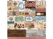 Provence Combo Stickers 12 X12