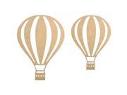 Beyond The Page Mdf Hot Air Balloon Wall Art 14.5 X10.5 X.125