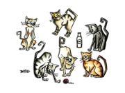 Sizzix Framelits Dies By Tim Holtz Crazy Cats