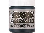 Dreamweaver Embossing Paste 4Oz Glossy Black