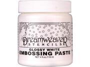 Dreamweaver Embossing Paste 4Oz Glossy White