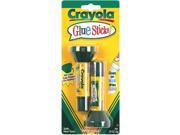 Crayola Washable Glue Sticks .20 Ounce 2 Pkg