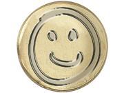 Decorative Seal Coin .75 Smiley Face
