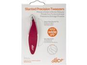 Slice 10450 Beauty Tweezers Slanted Red