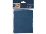 Papermania Denim Blue Denim Sheets 4.75 X6 6 Pkg