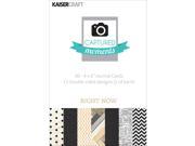 Captured Moments Double Sided Cards 6 X4 30 Pkg Right Now