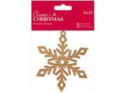 Papermania Create Christmas Wooden Shape Snowflake